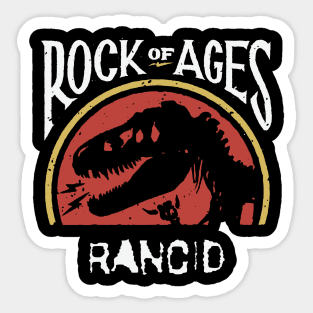 rancid rock of ages Sticker